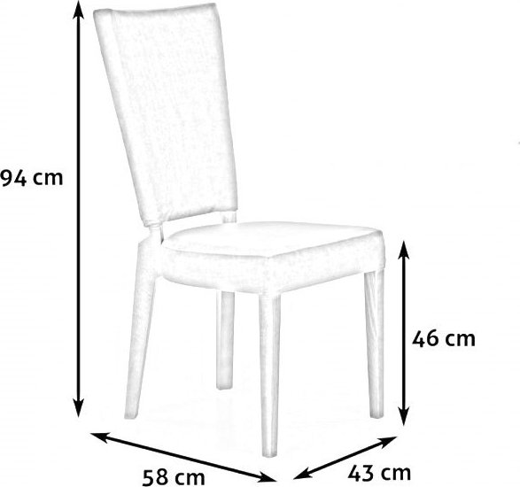 Tuoli Kiki - harmaa ja puu Tuoli Kiki - harmaa ja puu