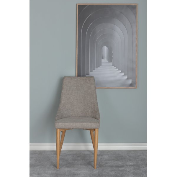 Laila ruokatuoli - Vaaleanharmaa