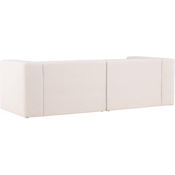 Lumi 3-istuttava sohva - Valkoinen pellava