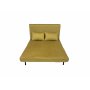 Vuodesohva Helsingborg - Keltainen sametti | 193 cm