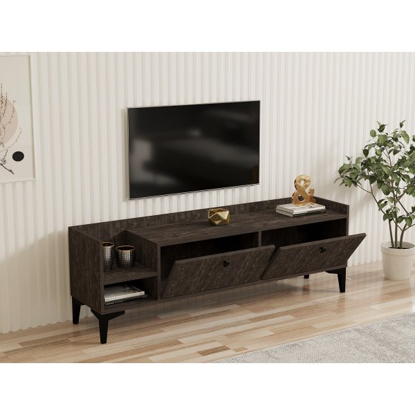 Heflin TV-taso - Ruskea Heflin TV-taso - Ruskea