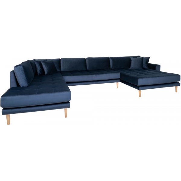 Lido U-sohva avopll - Tummansininen