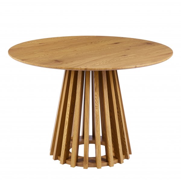 Inez pyöreä ruokapöytä Ø120 cm - Tammi Inez pyöreä ruokapöytä Ø120 cm - Tammi