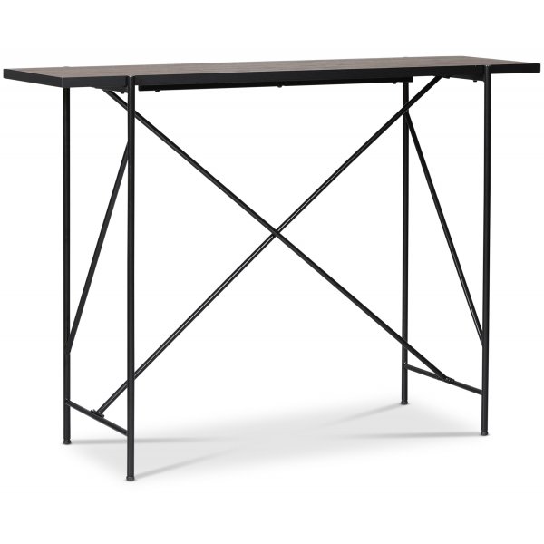 Portland baaripyt 140 cm - Ruskea/musta