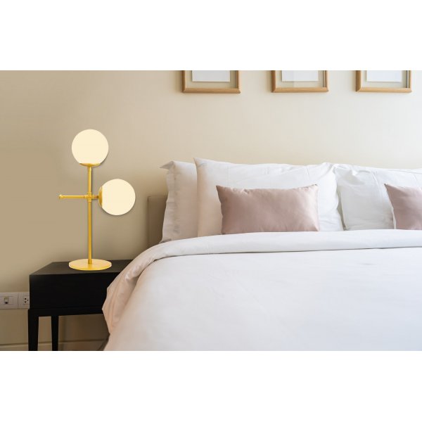 Mudoni p�yt�valaisin - kultaa