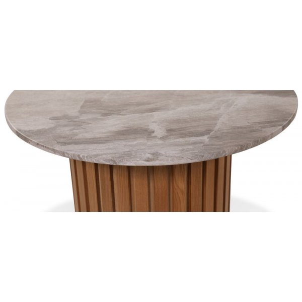 Matisse pyre marmorinen sohvapyt - Tammi / marmori