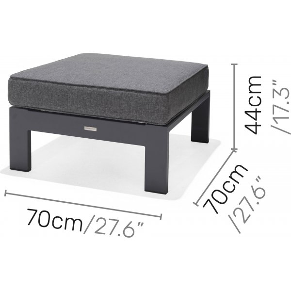 Palau lounge ryhm� 3 - harmaa/tiikki