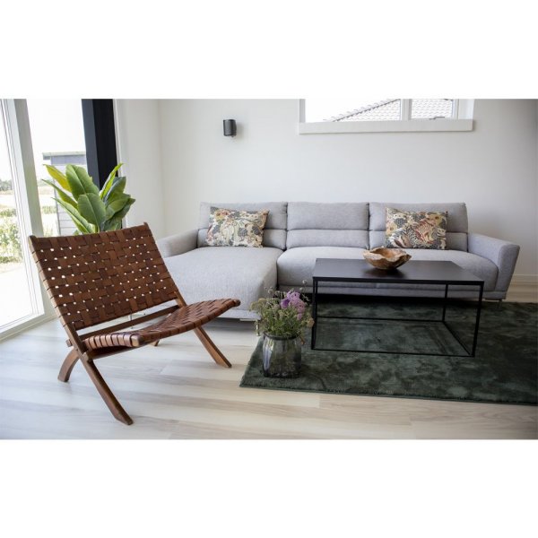 Perugia nojatuoli - ruskea/tiikki Perugia nojatuoli - ruskea/tiikki