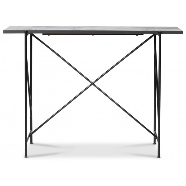 Portland baaripöytä 140 cm - Marmori/musta + Huonekalujen tekstiilien puhdistus Portland baaripöytä 140 cm - Marmori/musta + Huonekalujen tekstiilien puhdistus