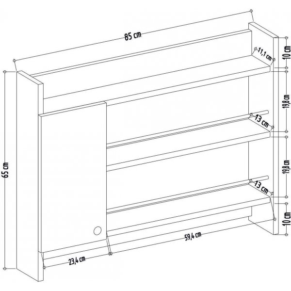 Knerr sein�hylly - antrasiitti