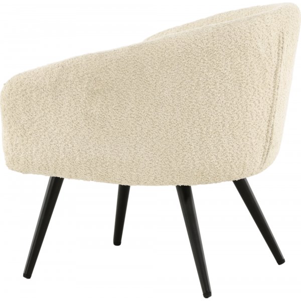 Pörröinen lasten nojatuoli - valkoinen Pörröinen lasten nojatuoli - valkoinen