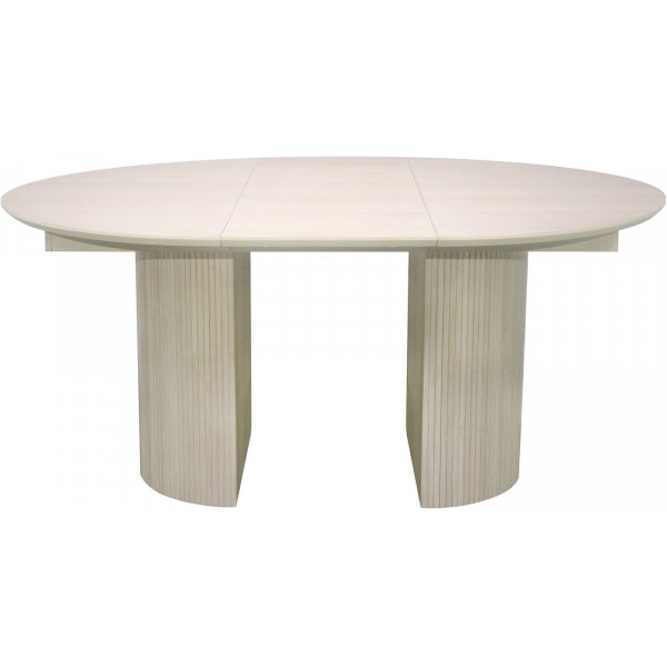 Scarlett ruokapyt 120 cm - Valkoinen pigmentoitu tammi