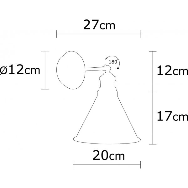 Berkeley seinävalaisin N-681 - Vintage Berkeley seinävalaisin N-681 - Vintage