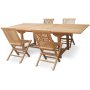 Edenryd ruokailuryhm sislt ruokapydn 160-210 cm sis. 4 Edenryd tuolia - Teak