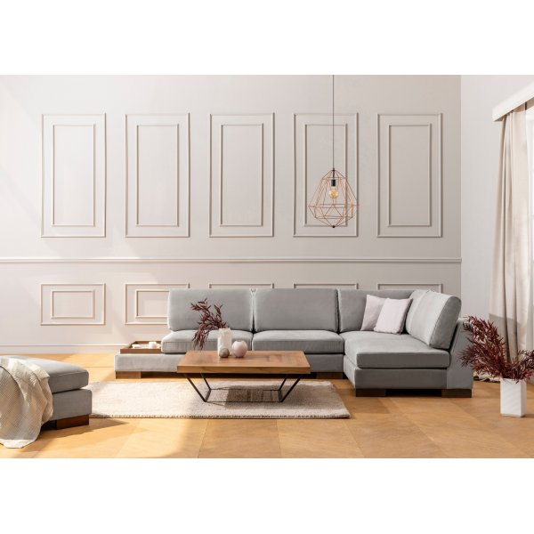 Tulip kulmasohva - Vaaleanharmaa Tulip kulmasohva - Vaaleanharmaa