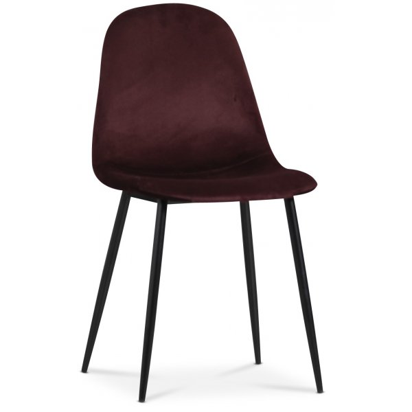 Seat ruokailuryhm�, py�re� ruokap�yt� + 4kpl Carisma-samettituolia - Valkoinen / viininpunainen