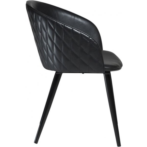 Kaksoisnojatuoli - Vintage musta