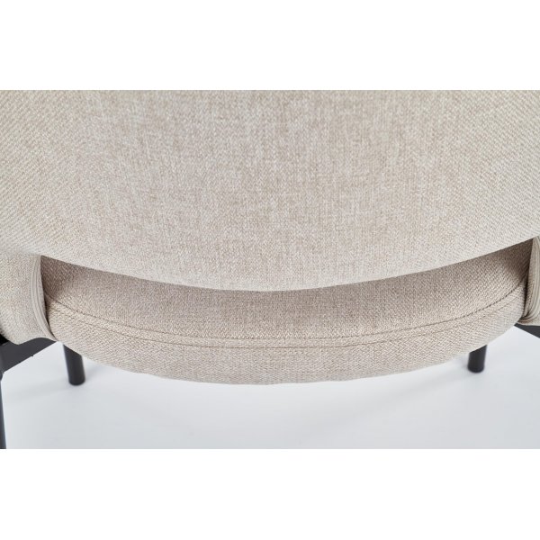 Beige tuoli mustilla jaloilla - Cadeira