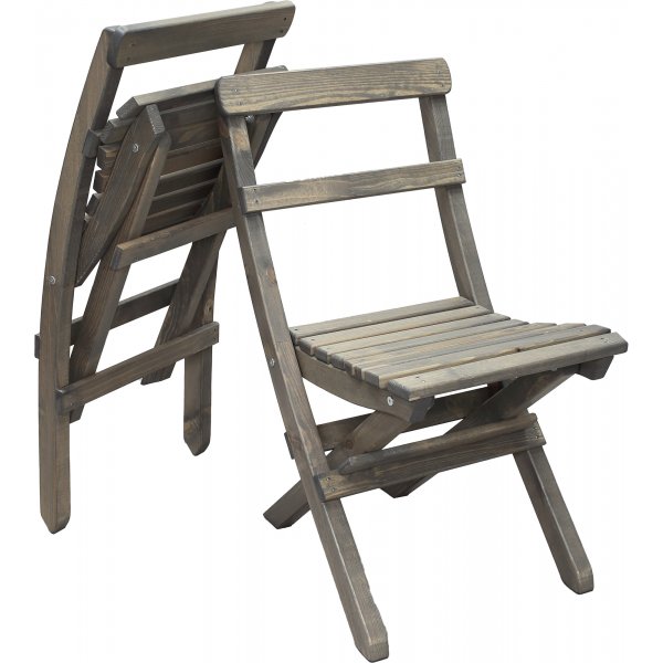 Wilma ulkoryhmäpöytä 65 x 65 cm sis. 2 Knohult-tuolia - Harmaa Wilma ulkoryhmäpöytä 65 x 65 cm sis. 2 Knohult-tuolia - Harmaa