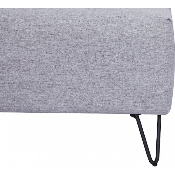 Zenia 2-istuttava harmaa vuodesohva