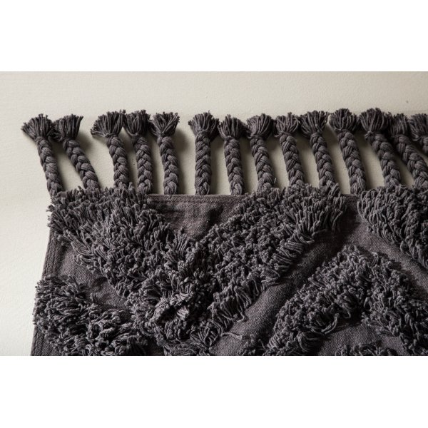 Kleva puuvillamatto - tummanharmaa Kleva puuvillamatto - tummanharmaa