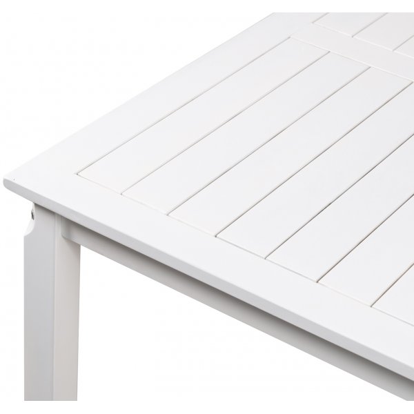 Ulkoruokap�yt� Bohus valkoinen 135 cm