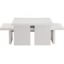 Sanctuary sohvapyt 110 x 45 cm - Valkoinen puu