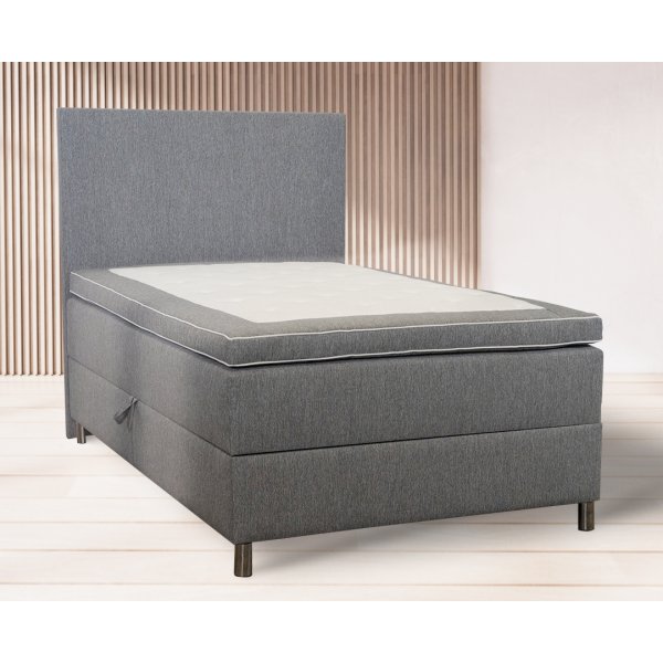 Sänky säilytystilalla harmaa 120x200 cm Sänky säilytystilalla harmaa 120x200 cm