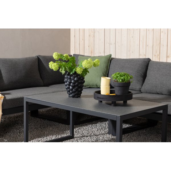 Texas lounge -ryhmä - musta/harmaa Texas lounge -ryhmä - musta/harmaa