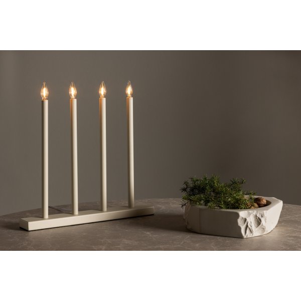 Lofsdalen p�yt�valaisin - beige