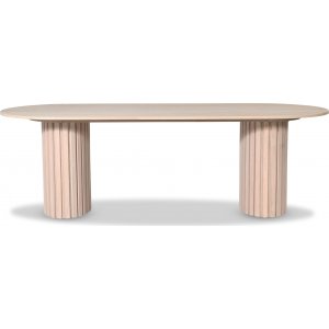 PiPi soikea ruokapöytä 240 cm - Whitewash PiPi soikea ruokapöytä 240 cm - Whitewash