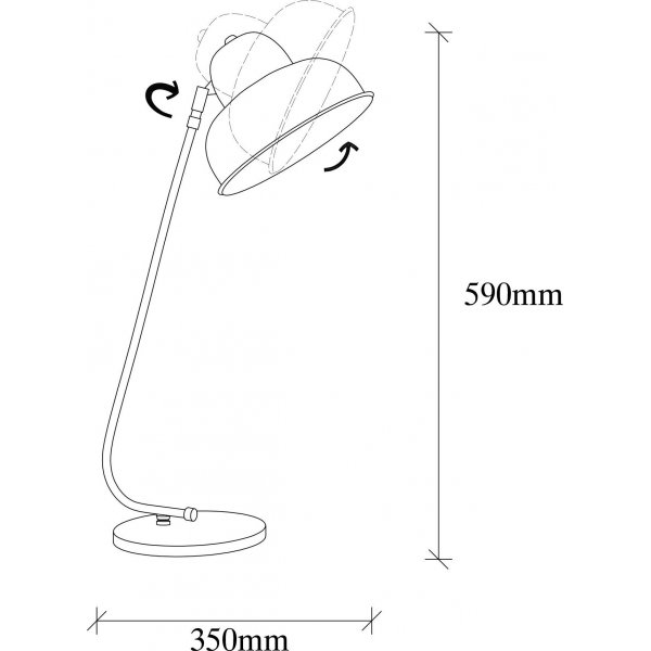 Bergamo pöytävalaisin - kulta Bergamo pöytävalaisin - kulta