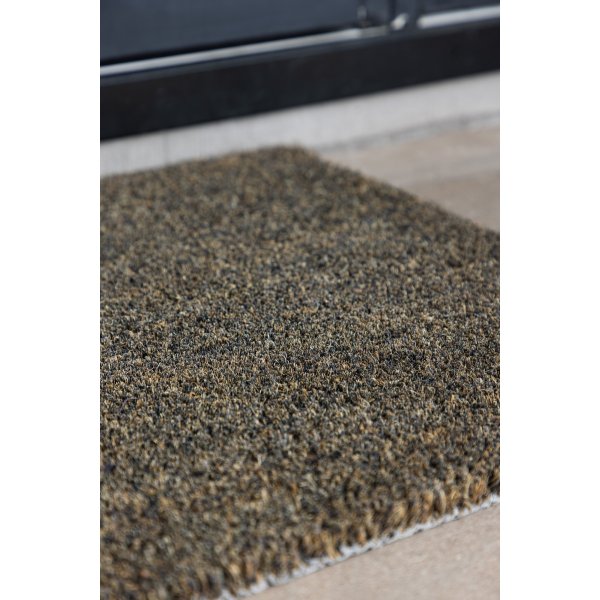 Lionel-ovimatto 75 x 45 cm - Musta/luonnollinen Lionel-ovimatto 75 x 45 cm - Musta/luonnollinen