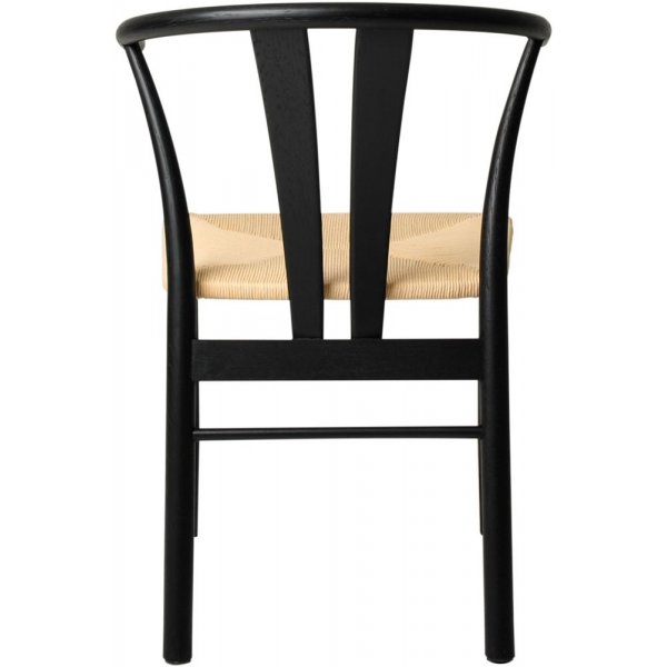 Chiba ruokapöydän tuoli - Mustaksi lakattu tammi Chiba ruokapöydän tuoli - Mustaksi lakattu tammi