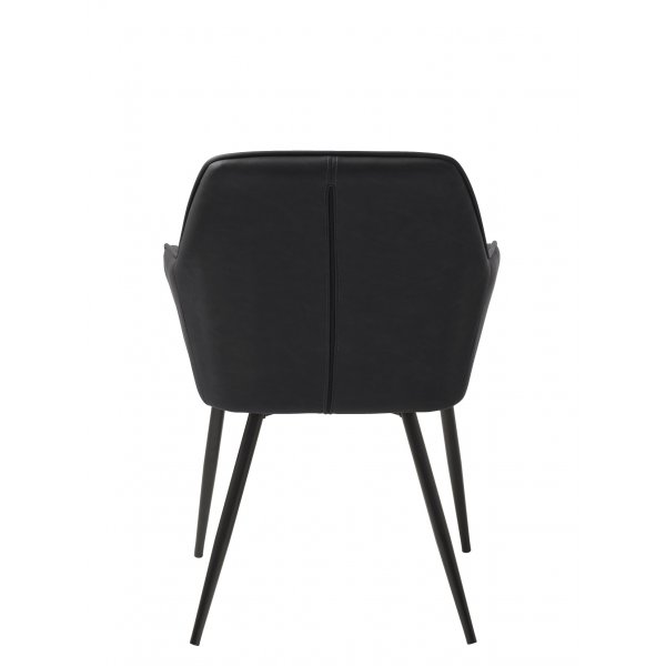 Boston-nojatuoli mustaa PU:ta