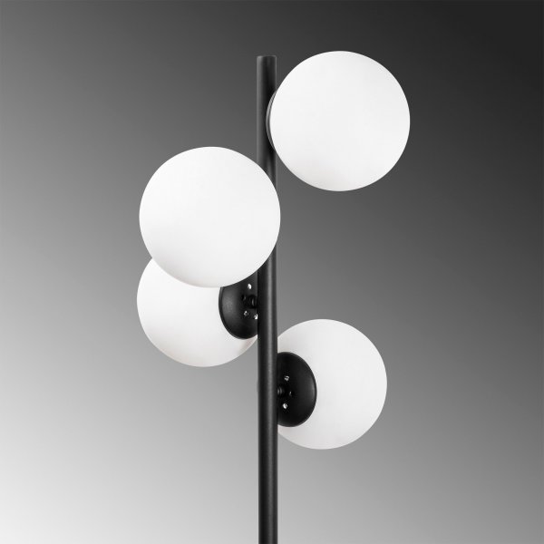 Fas lattiavalaisin opaali - musta Fas lattiavalaisin opaali - musta