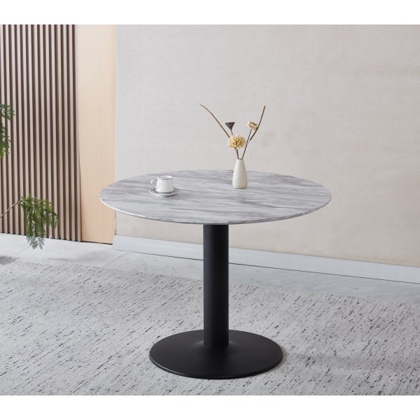 Noah pyöreä ruokapöytä Ø100 cm - Marmorifolio Noah pyöreä ruokapöytä Ø100 cm - Marmorifolio
