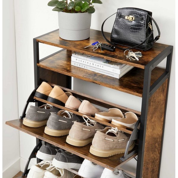 Mattias kenk�kaappi 60 x 130 cm - Ruskea/musta