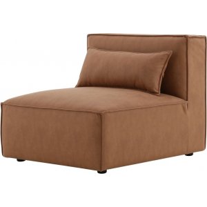 Ylellinen moduulisohva - Keskiosa 2 - Ruskea Ylellinen moduulisohva - Keskiosa 2 - Ruskea