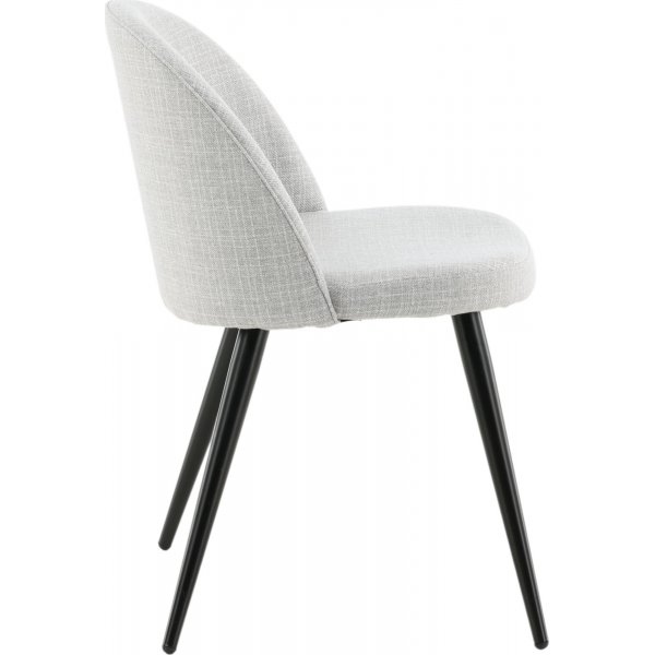 Alice ruokatuoli - Vaaleanharmaa kangas Alice ruokatuoli - Vaaleanharmaa kangas