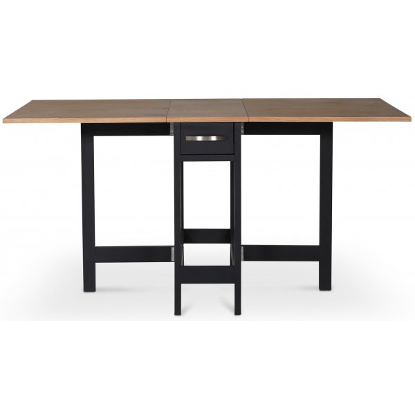 Taittopöytä musta / tammi - Fårö Taittopöytä musta / tammi - Fårö