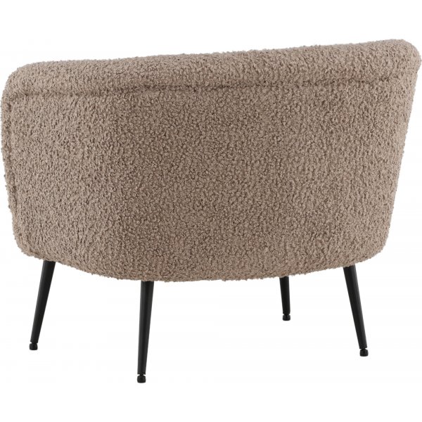 Nordkoster nojatuoli - Musta/tumma beige Nordkoster nojatuoli - Musta/tumma beige