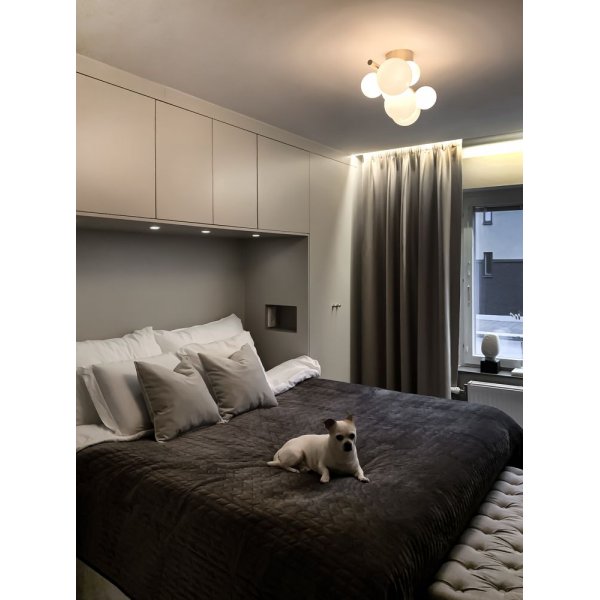 Molekyyliplafoni - Matta messinki/valkoinen Molekyyliplafoni - Matta messinki/valkoinen