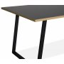 Edge ruokapyt 140x90 - harmaa korkeapainelaminaatti (HPL)