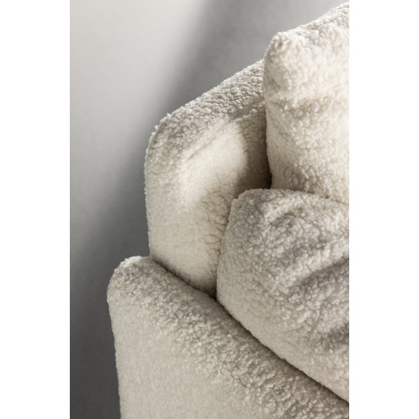 Luna 3-istuttava sohva - musta/valkoinen Luna 3-istuttava sohva - musta/valkoinen