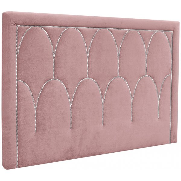 Dalarö-sängynpääty (Vaaleanpunainen sametti) - Valinnainen leveys Dalarö-sängynpääty (Vaaleanpunainen sametti) - Valinnainen leveys