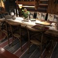 Asiakaskuva Vintage- ruokapöydän tuoli - Antiikkivärjätty tammi