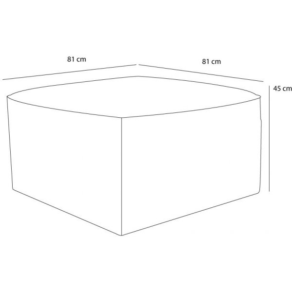 Kozan pouf - sininen Kozan pouf - sininen