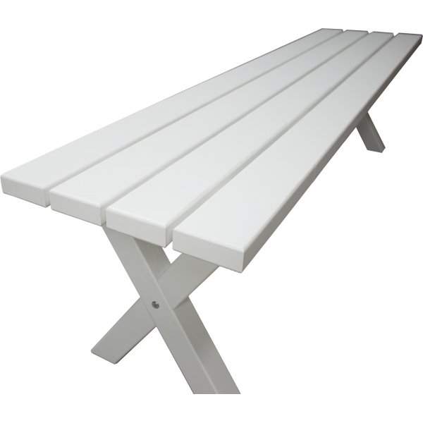 Scottsdale penkki 180 cm - Valkoinen Scottsdale penkki 180 cm - Valkoinen