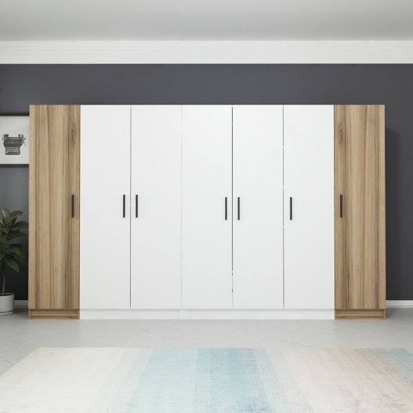 Rizada vaatekaappi - pähkinä Rizada vaatekaappi - pähkinä